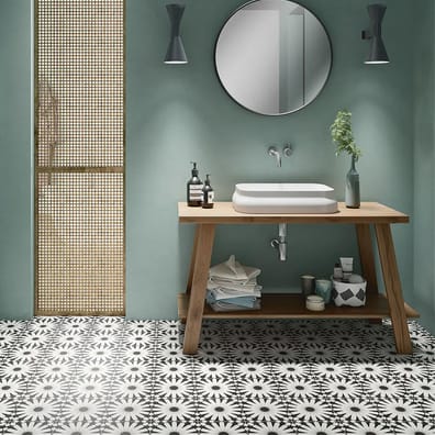 Carrelage DECO ETNIC A B&W 20x20 Inspiration Nordique