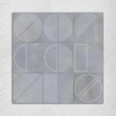 Carrelage géométrique CHATELET YESNABY GREIGE 60x60 cm