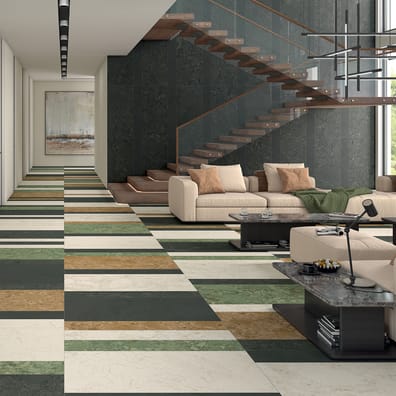 Carrelage élégance contemporaine BLACKWELL NIGHT 60X60 cm