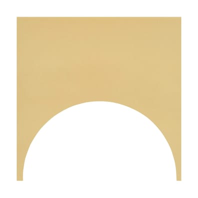 Carrelage contemporain FARGO SENAPE MATT CIRKEL-OUT 15x15 cm