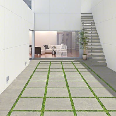 Dalle sur plot Carrelage antidérapant effet pierre 60x60 cm NASSAU XTRA Grafito R11 ep.2cm - 0.72m² - As de Carreaux