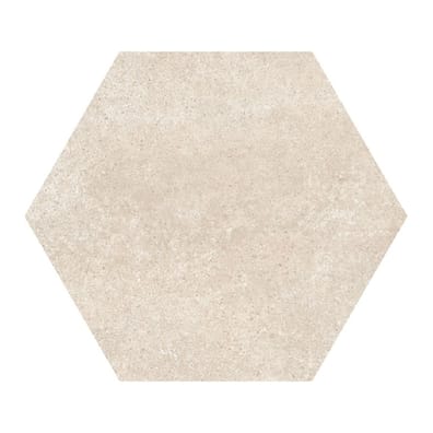 Carrelage tomette 17.5x20 - HEXATILE CEMENT SAND - 22095 R10 - 0.71m²