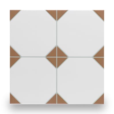 Carrelage imitation cabochon CADENZA TERRA 33x33 cm