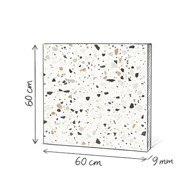 Lot de 3.24 m² - Carrelage style granito VADUCE SAN MARCO - 60 x 60 cm