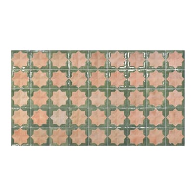 Carrelage tradition TETUAN COTTO EMERALD 31 x 56 cm