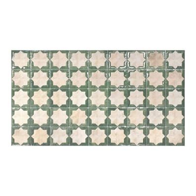 Carrelage tradition TETUAN ARENA EMERALD 31 x 56 cm