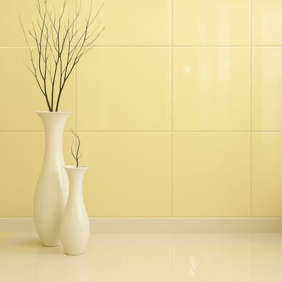 Carrelage uni 20x20 cm jaune brillant ZIRCONE - 1.4m²