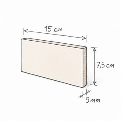 Faiences unies & colorées Carrelage 7.5x15 cm EVOLUTION BLANCO BRILLO 7397 - 0.5m² - As de Carreaux