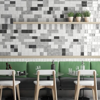 Faïence MANACOR WHITE 26909 - 7,5X15 - 0,5 m²