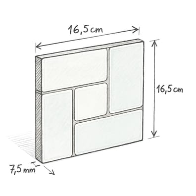 Carrelage DE ARCANIA GREEN 16x16 cm