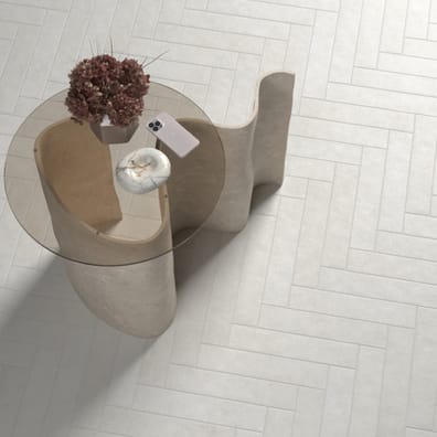 Carrelage minérale SWAG WHITE 6x30 cm