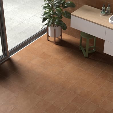 Carrelage minérale SWAG TERRACOTTA 20x20 cm