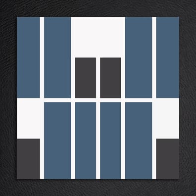 Carrelage imitation ciment GEORGES BLEU VERT 20x20 cm