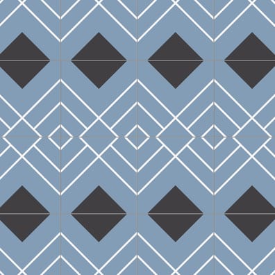 Carrelage imitation ciment HONORÉ BLEU PASTEL 20x20 cm