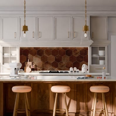 Lot de 7.33 m² - Tomette Hexágono Physis Bold 15x17cm - R10