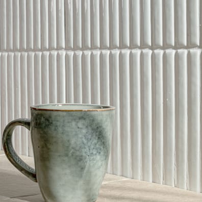 Faïence SHALLOW WHITE 15x15 cm - 0,91m²