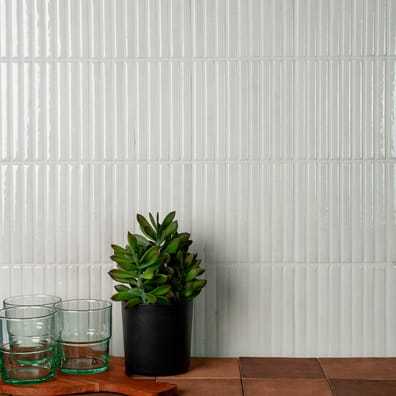 Faïence SHALLOW WHITE 15x15 cm - 0,91m²