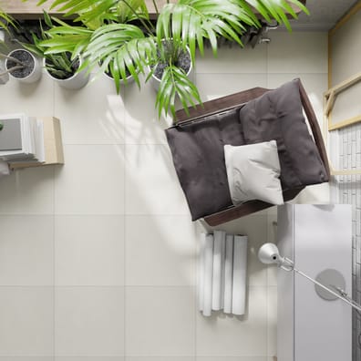 Carrelage signature effet ciment GENOS LIGHT 60x60 cm