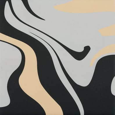 Carrelage coloré FRACTA FLUID BLACK COFFEE 18,6x18,6 cm