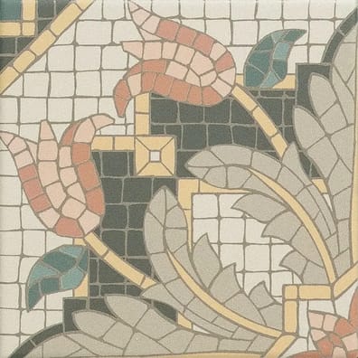 Carrelage effet mosaïque ancienne HACIENDA LIRIA 15x15 cm - 0,95 m²