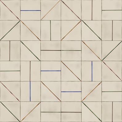 Faïence ROOT LAETUS MULTICOLOR 13X13 cm