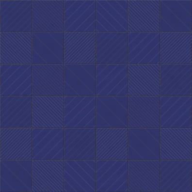 Faïence ROOT PROTOS BLUE 13X13 cm