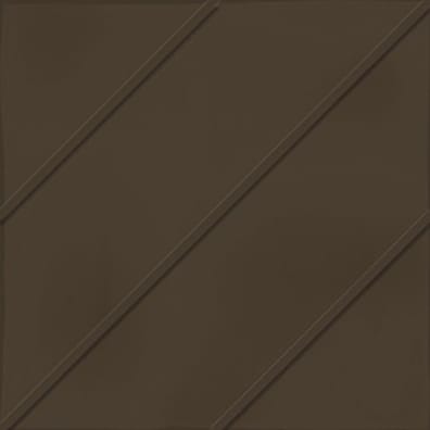 Faïence ROOT PROTOS BROWN 13X13 cm