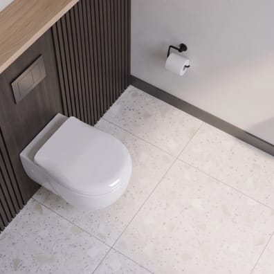 Carrelage style granité blanc MISCELA Nacar 60x60 cm - 1.44 m²