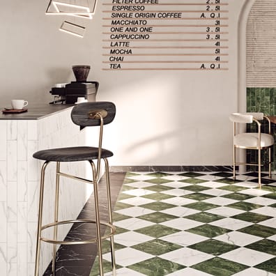 Carrelage effet marbre MARMORIA VERDE ALPI 30x30 cm
