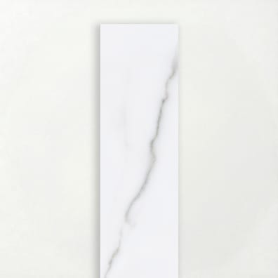 Plinthe effet marbre MARMORIA CARRARA - 12ML 8x60 cm
