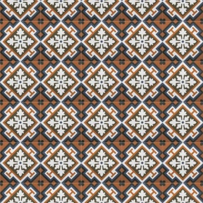 Carrelage effet carreau ciment  RIZOLI CHELSEA 20X20 - 1 m²