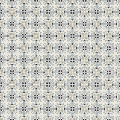 Carrelage imitation ciment 20x20 cm Paris MONTMARTRE BLU - 1.16 m²