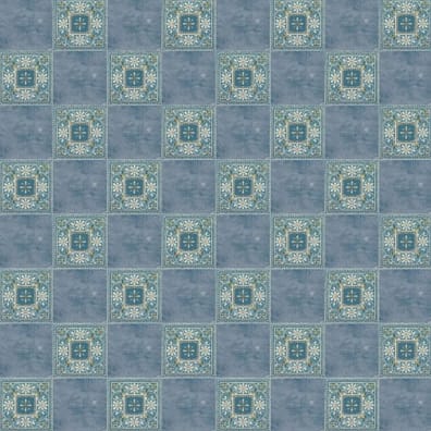 Carrelage Imitation Ciment Floral MARLOW TANSY Mat R9 Intérieur Extérieur 11,5x11,5 cm