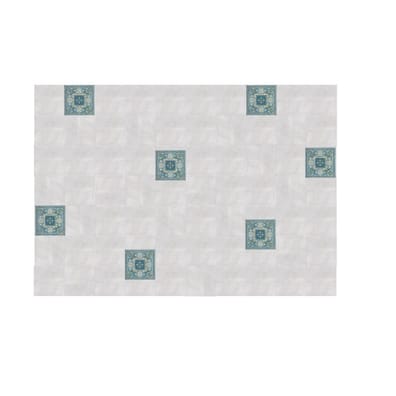 Carrelage Imitation Ciment Floral MARLOW TANSY Mat R9 Intérieur Extérieur 11,5x11,5 cm