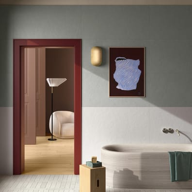 Carrelage effet béton BEDROCK AMLA 60x120 cm