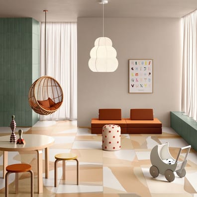 Carrelage décoratif BEDROCK ARGILLA SHAPES 60x120 cm