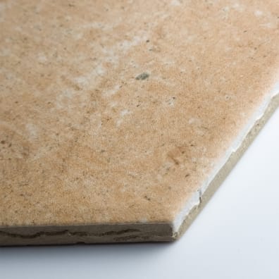 Carrelage couleur terre cuite CALLOT HEX TERRA - 15X17,3 - 0,86 m²