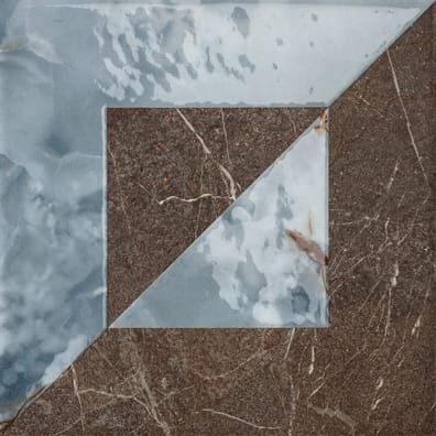 Carrelage effet marbre DORIA AUDREY MARRONE 20x20 cm