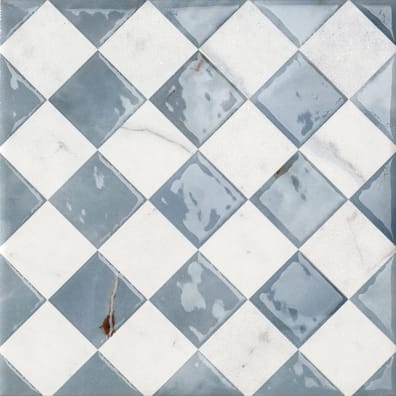 Carrelage effet marbre DORIA FLORIANA STATUARIO 20x20 cm