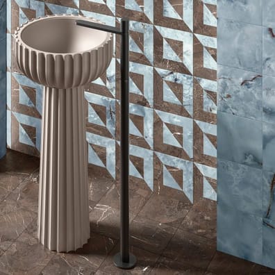 Carrelage effet marbre DORIA ONICE AZZURRO 20x20 cm
