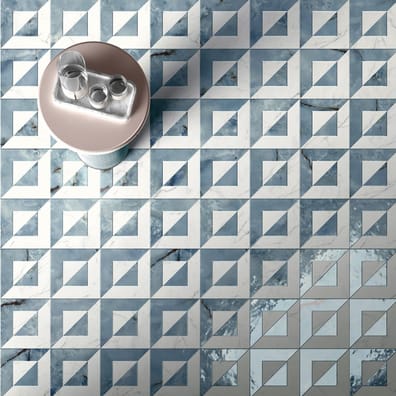 Carrelage effet marbre DORIA AUDREY STATUARIO 20x20 cm