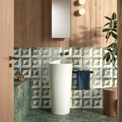 Carrelage effet marbre DORIA AUDREY AMAZZONITE 20x20 cm