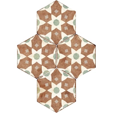 Imitation carreau de ciment ALHAMBRA YASMINA 21x25 cm