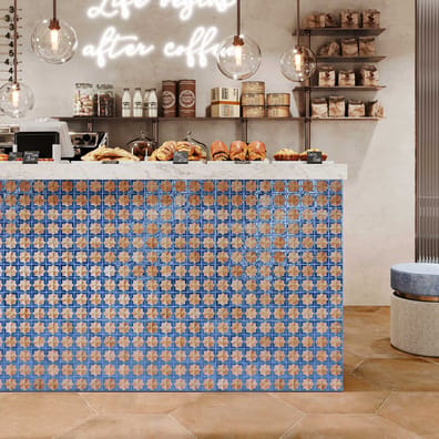 Carrelage tradition TETUAN TERRA COBALT 31X56 - 1.21 m²