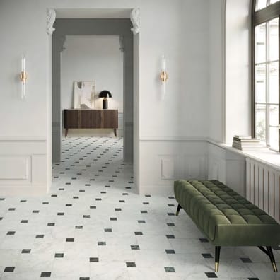 Carrelage effet marbre MEDICI CARRARA RETT 30x30 cm