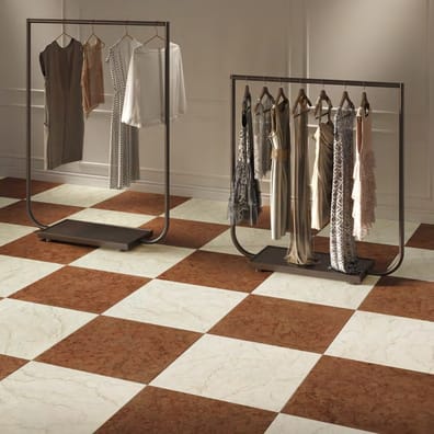 Carrelage effet marbre MEDICI ROSSO VERONA GRIP RETT 60x60 cm
