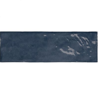 Faïence effet zellige RIVIERA BLUE REEF 6.5x20 cm - 25848