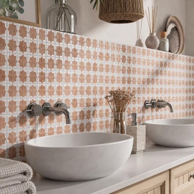 Carrelage tradition TETUAN COTTO WHITE 31X56 - 1.21 m²