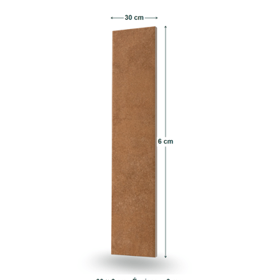 Carrelage minérale SWAG TERRACOTTA 6x30 cm