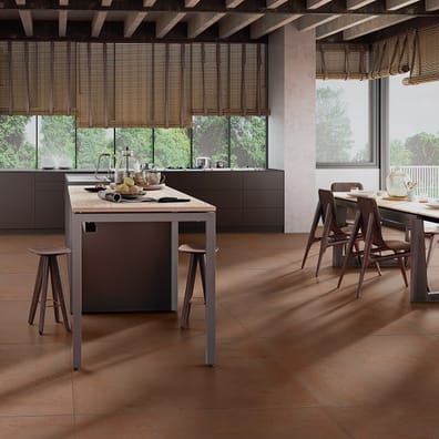 Carrelage rectifié effet métal ZINC COPPER 30X60 - 1.417m²